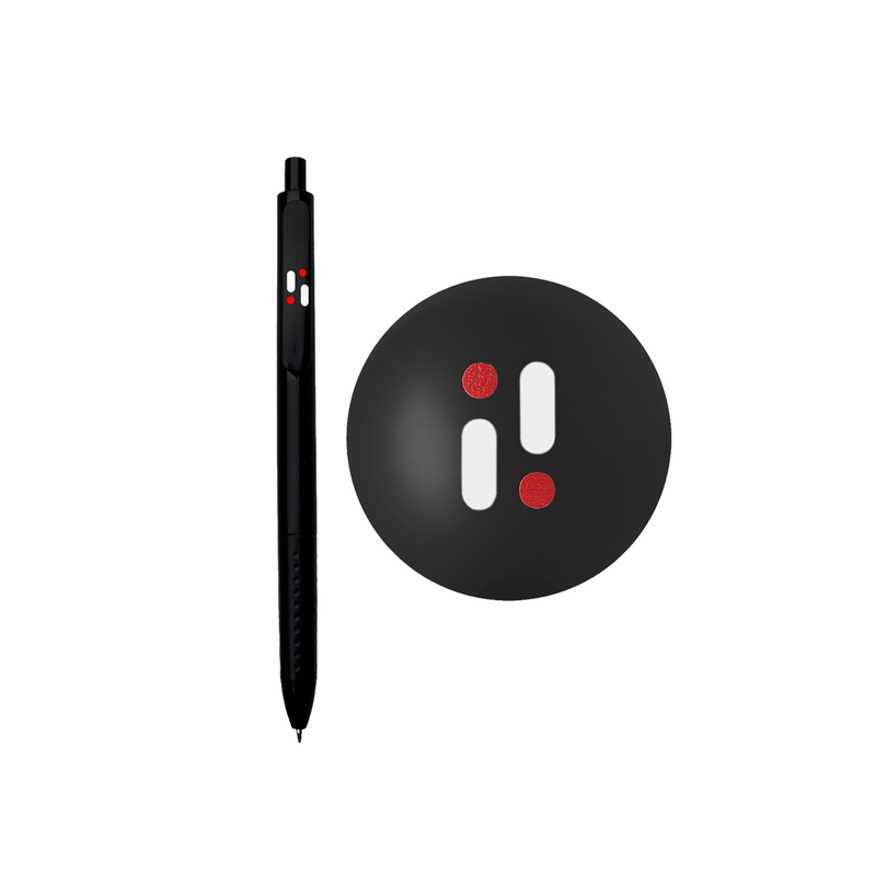 Stressball Black & Pen Noir